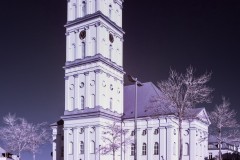 Infrarotaufnahme von der Stadtkirche in Neustrelitz.