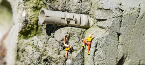 Tatiana und Katrin freeclimging