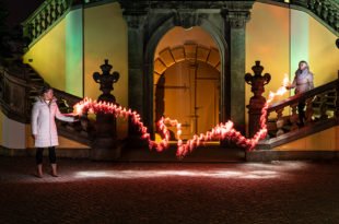 Lightpainting Festung Königstein - Friedrichsburg