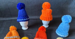 Strickmützen als Eierwärmer