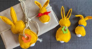 Osterhasen aus Filz