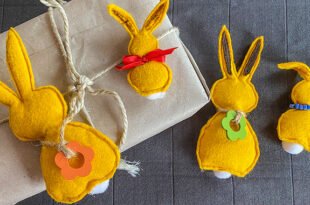 Osterhasen aus Filz